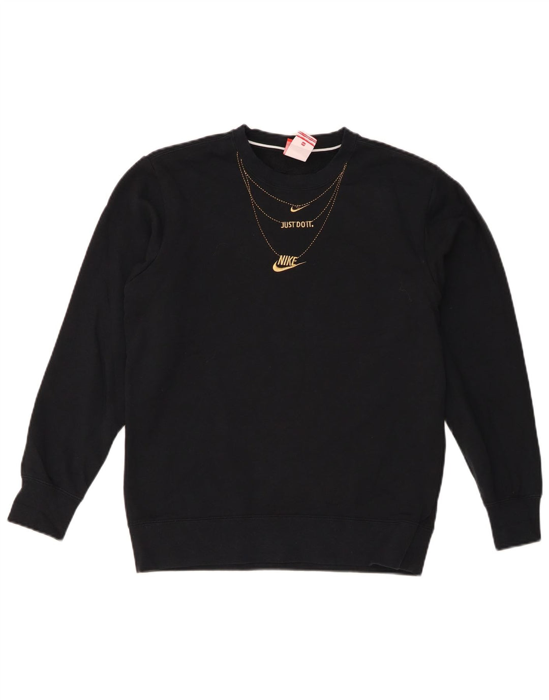 Pulover grafic pentru bărbați Nike XS bumbac negru