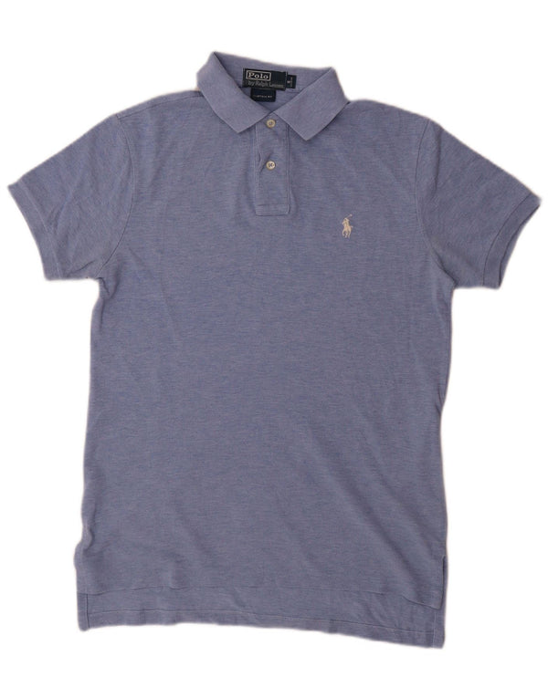 Cămașă personalizată pentru bărbați Polo Ralph Lauren, bumbac albastru mic