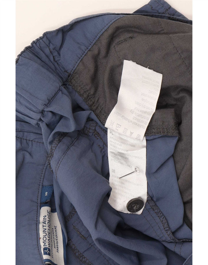 Pantaloni scurți cargo pentru bărbați Mountain Warehouse W36 nailon mare bleumarin