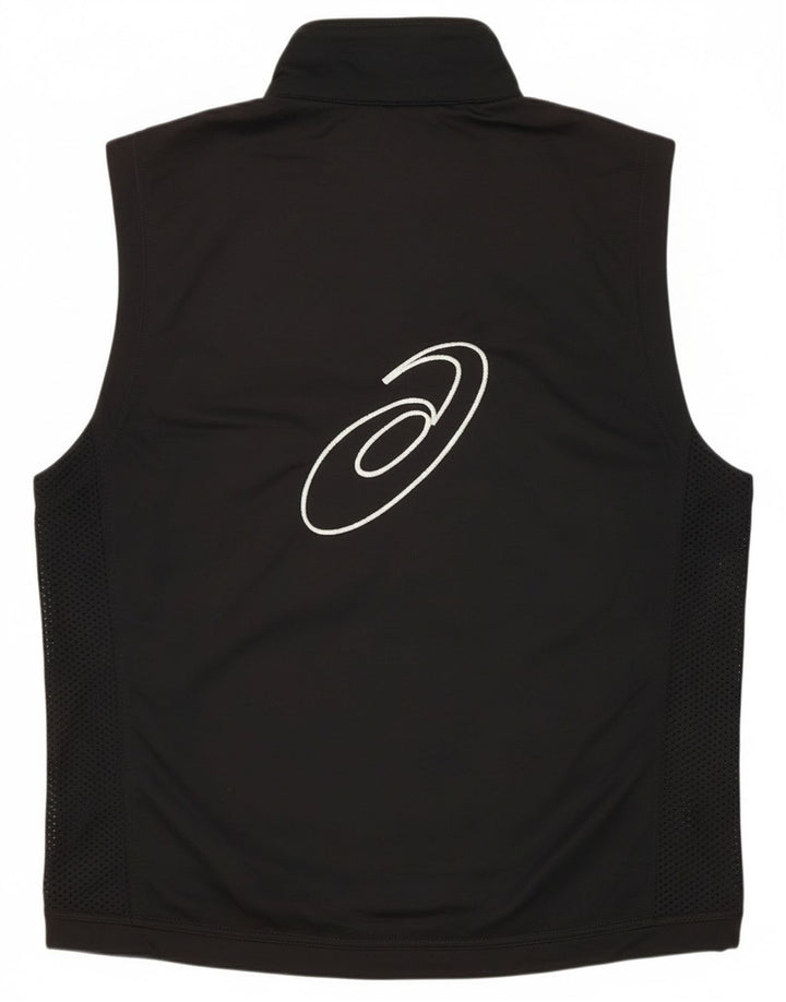 Jachetă de trening fără mâneci pentru bărbați Asics, mare, neagră