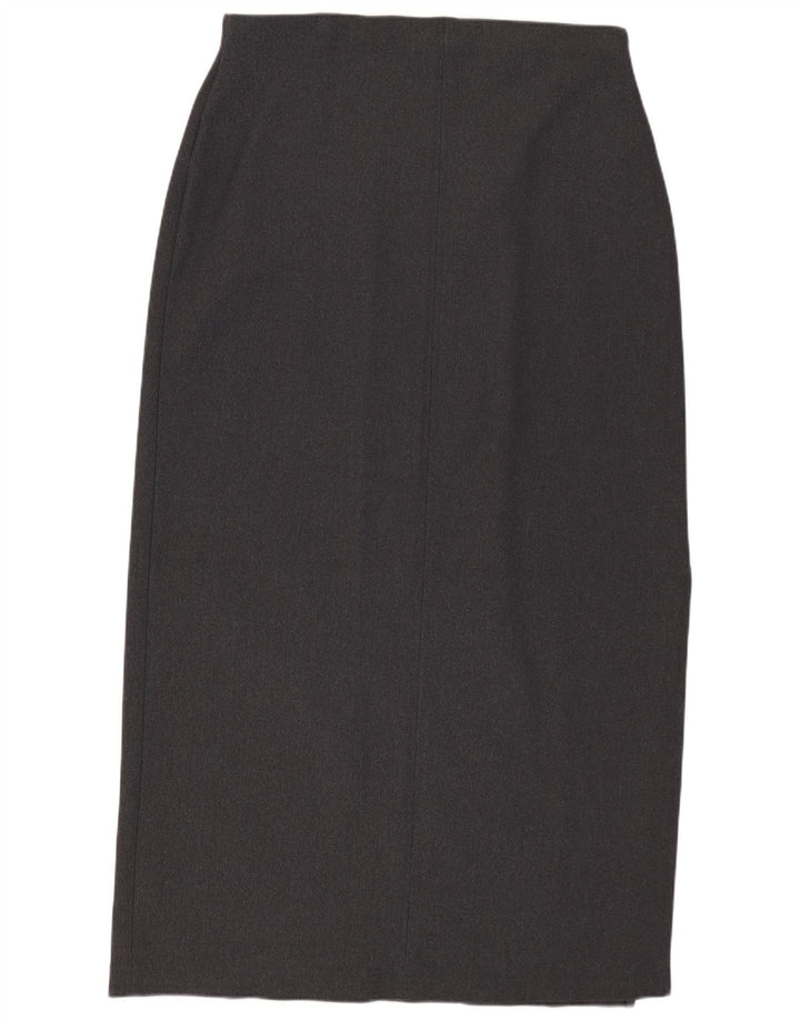 Fusta midi pentru femei Marks & Spencer UK 16 Large W32 Nylon gri