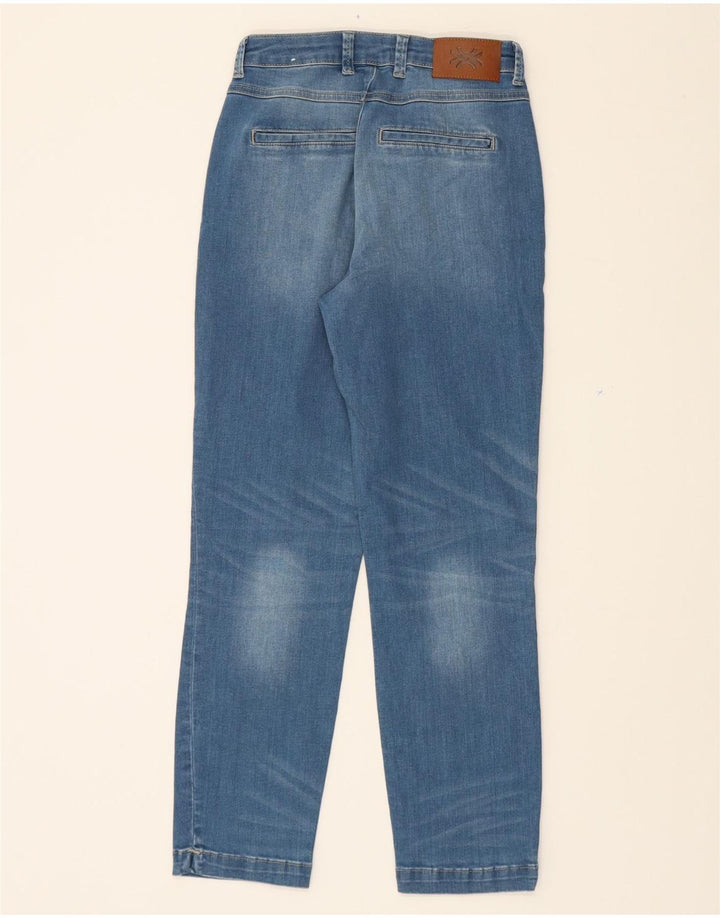 BENETTON Womens Crop Tapered Jeans W26 L26 Blue Vintage Benetton and Second-Hand Benetton from Messina Hembry 