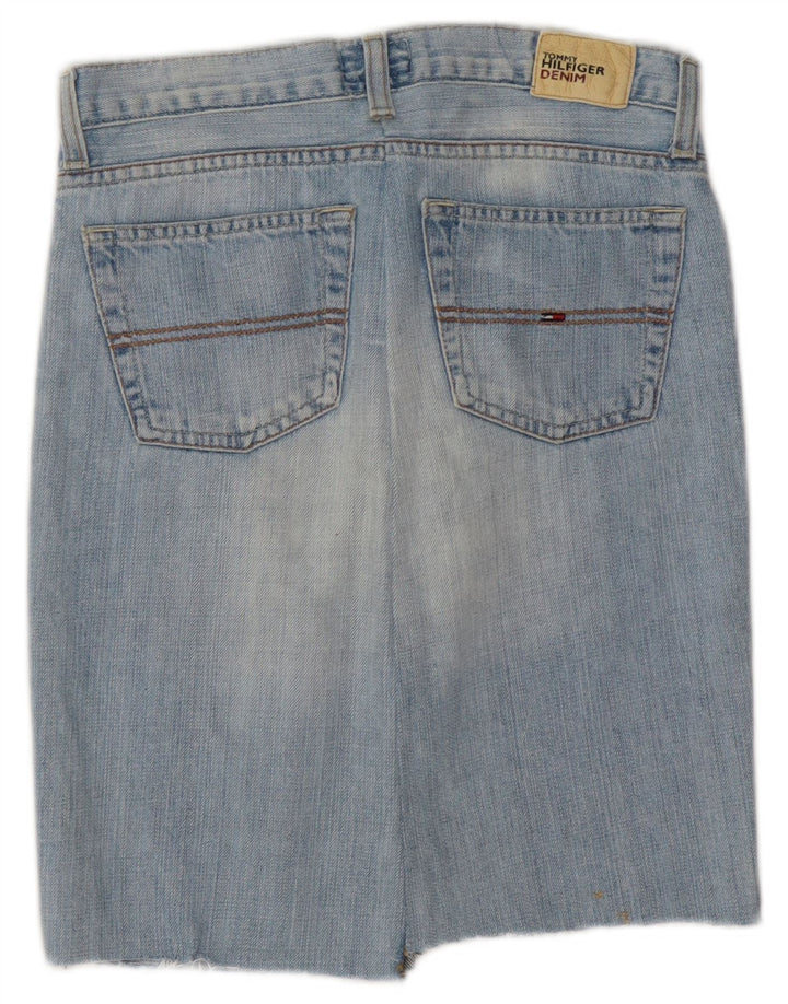 TOMMY HILFIGER Fusta de blugi pentru femei W28 bumbac albastru mediu