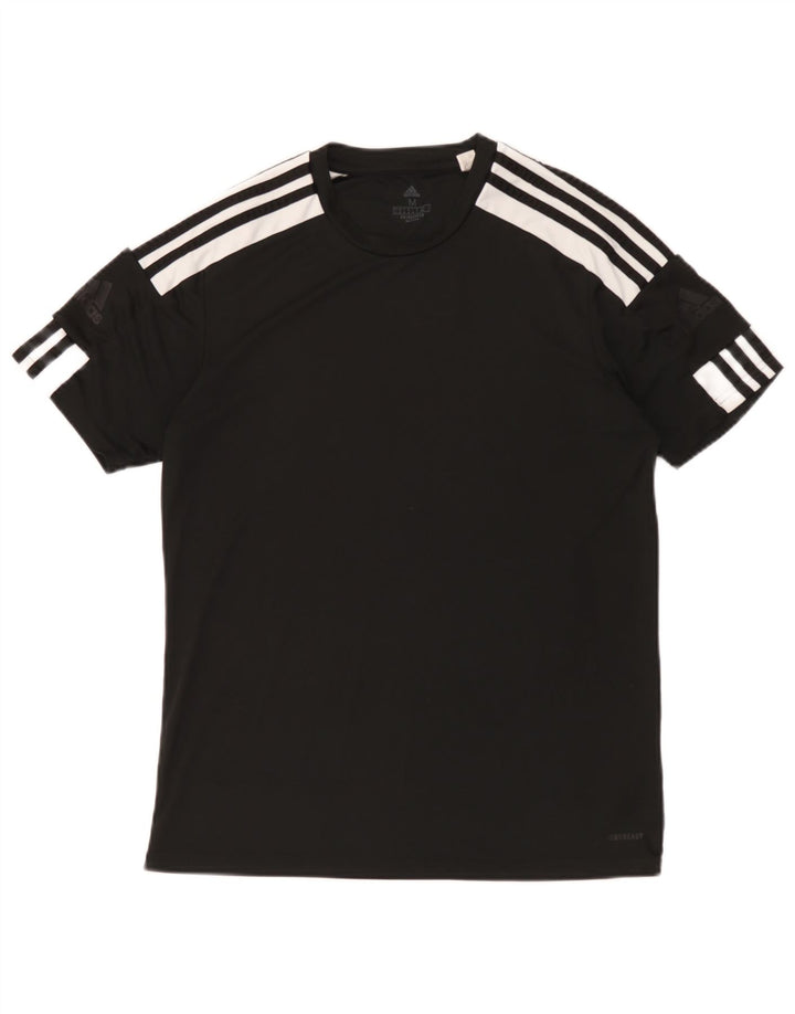 Tricou pentru bărbați Adidas Aeroready Top Mediu Negru Poliester Colorblock