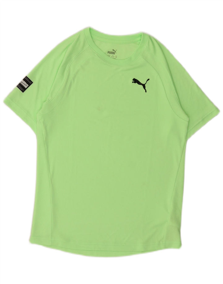 Set 2 piese PUMA pentru băieți 13-14 ani Poliester color bloc verde
