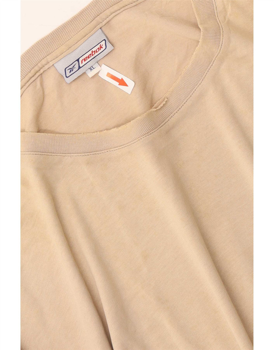 Tricou pentru bărbați Reebok Top XL Bej Bumbac