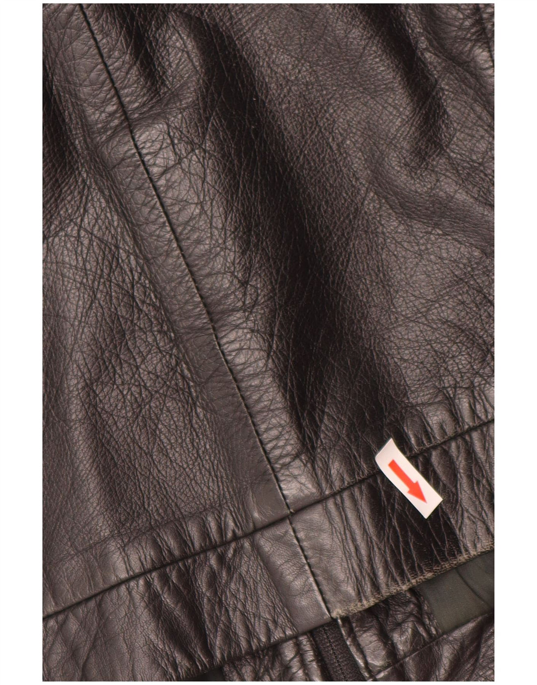 Jachetă de piele vintage pentru bărbați IT 50, mare, neagră