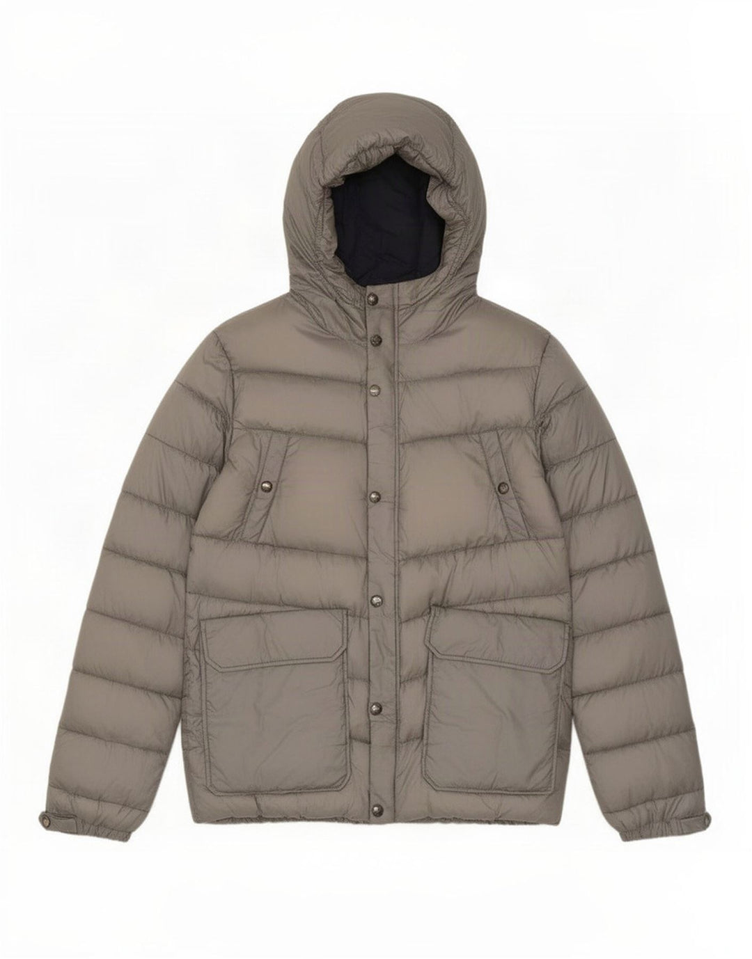 Jachetă căptușită cu glugă pentru bărbați Woolrich UK 40, mare, gri