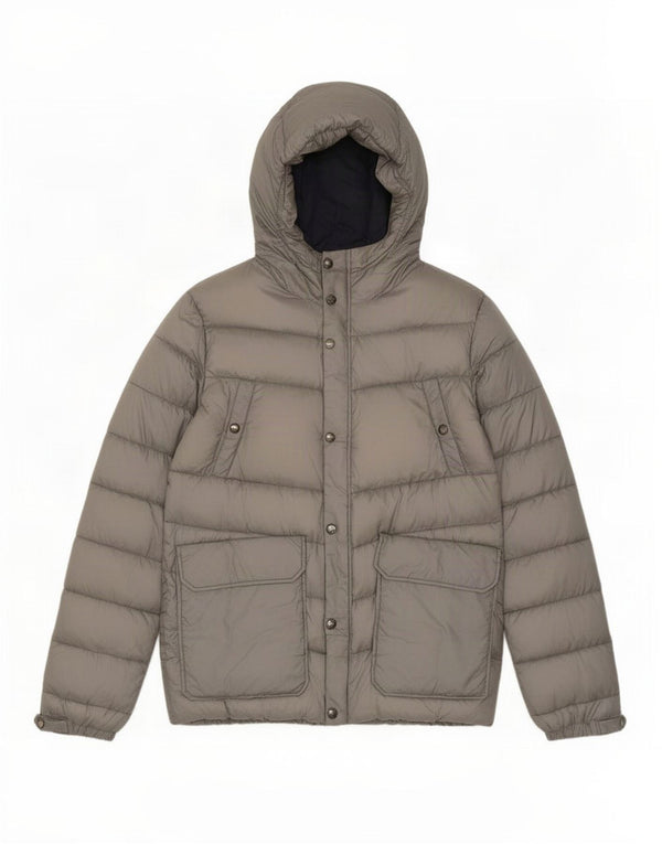 Jachetă căptușită cu glugă pentru bărbați Woolrich UK 40, mare, gri