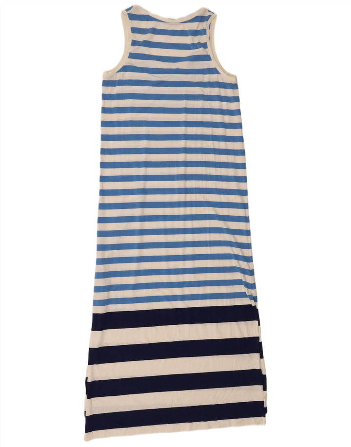 VINEYARD VINES Rochie tricou fără mâneci pentru femei UK 10 Small Blue Striped