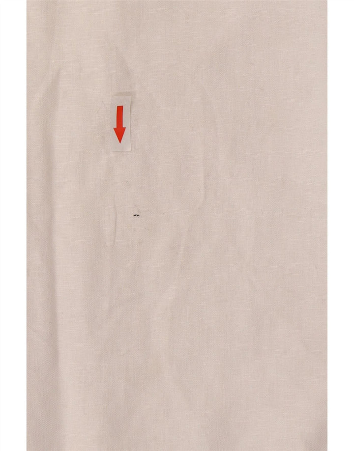 Cămașă cu mânecă scurtă pentru femei Zara, cu tăiere relaxată, UK 14 Medium White