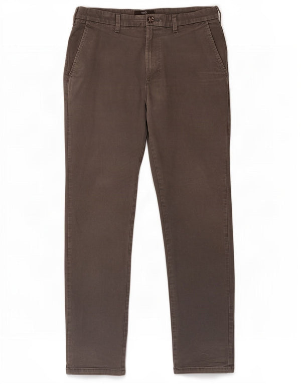 Pantaloni chino subțiri pentru bărbați Marks & Spencer L32 L31 bumbac gri