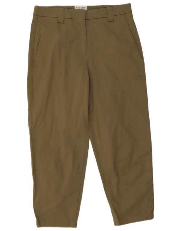 Marc O'Polo Pantaloni Capri pentru femei cu talie înaltă EU 36 Small W30 L23 Khaki