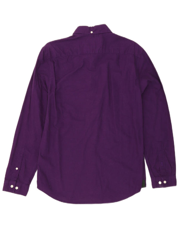 Cămașă pentru bărbați Jack Wills Slim Fit Bumbac violet mic