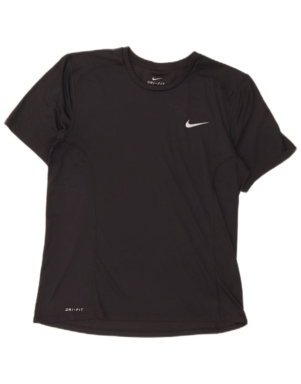 Tricou Nike Dri Fit pentru femei Top UK 14 Large Negru