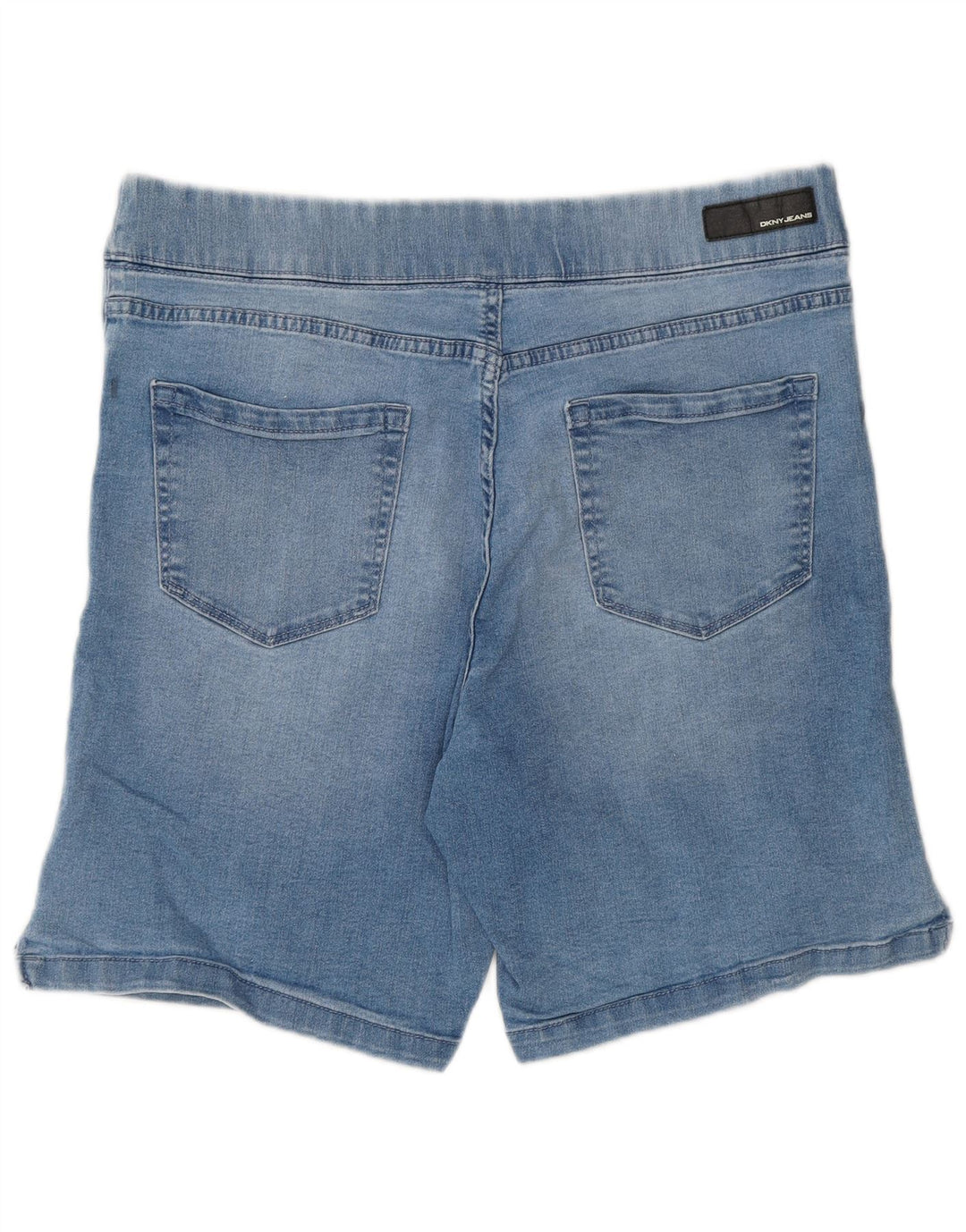 DKNY Pantaloni scurți din denim pentru femei, mari W34, bumbac albastru