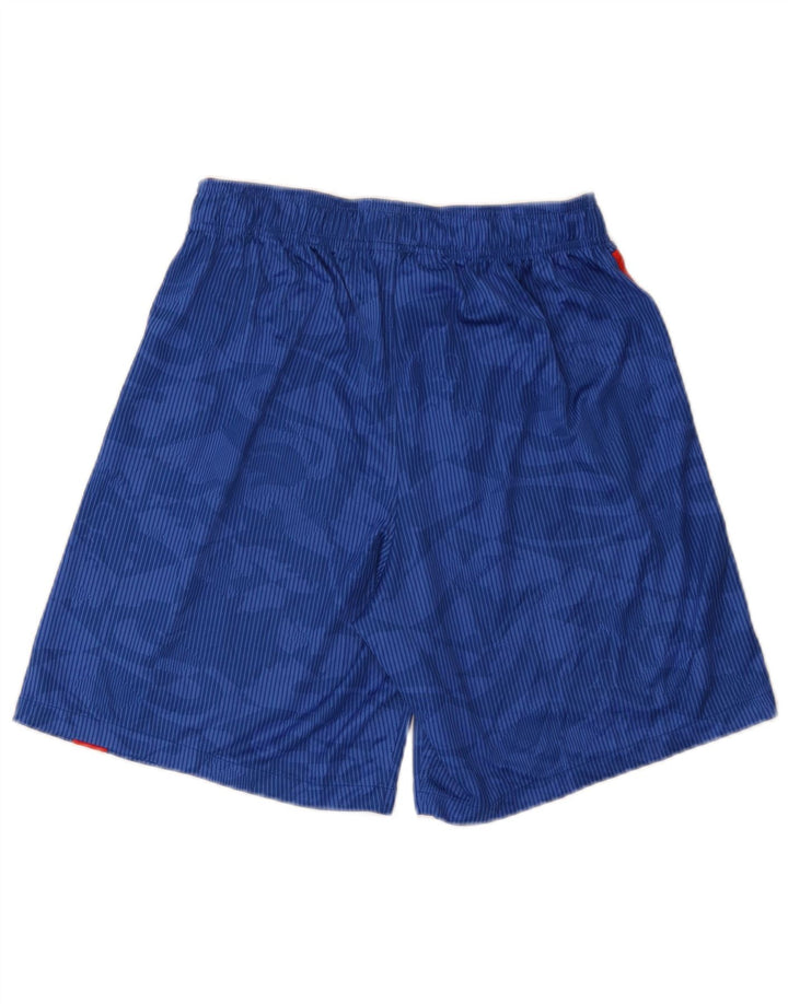 Pantaloni scurți sport Nike pentru bărbați Dri Fit, cu model abstract, colorate mari, albastre
