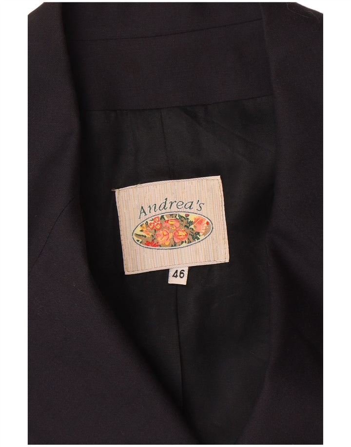 Jachetă pentru femei ANDREA'S Blazer dublu-breaste IT 46 mare bleumarin