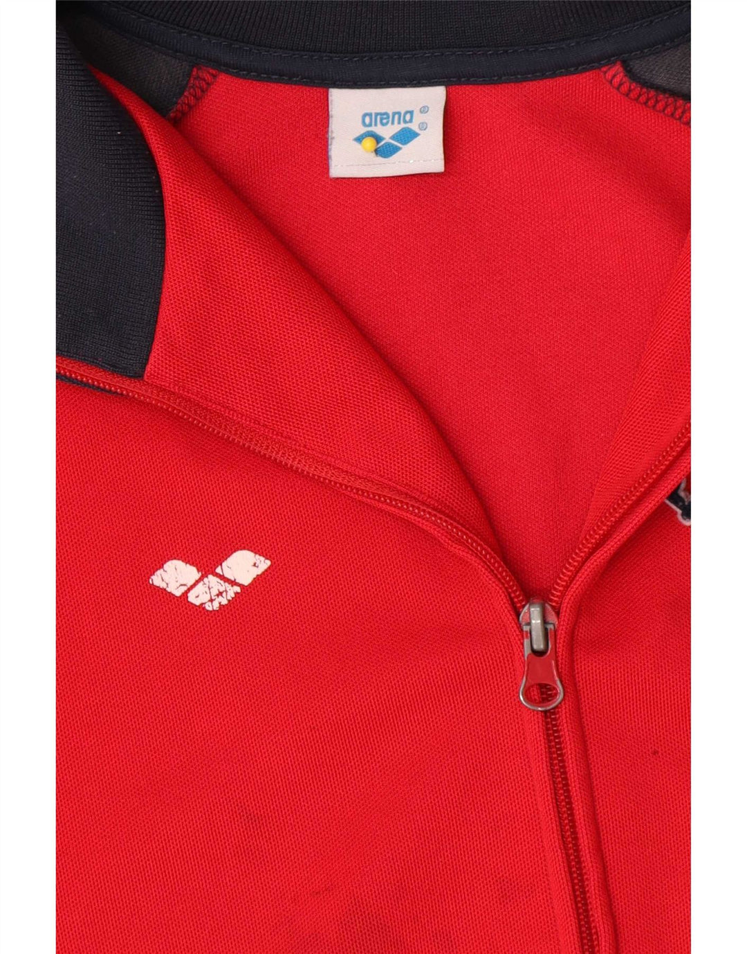 Jachetă de top pentru trening pentru bărbați Arena, mare, roșu, color block, din bumbac
