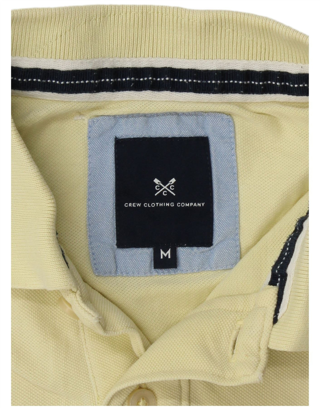 CREW CLOTHING Tricou polo pentru bărbați Galben mediu