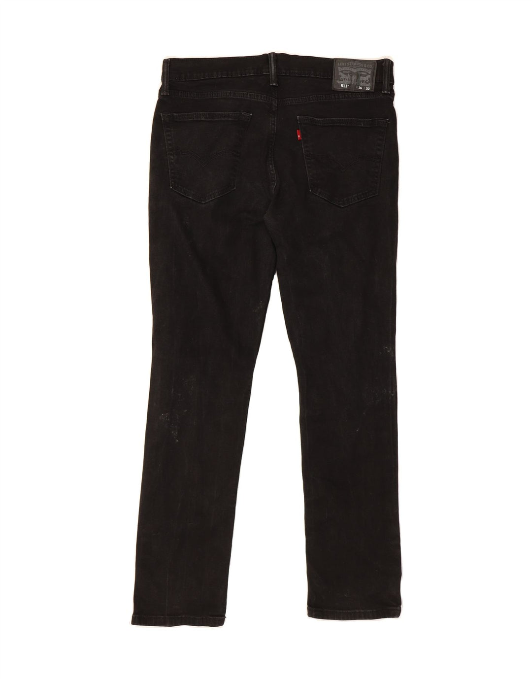 LEVI'S Womens 511 Slim Jeans W36 L32 Black Cotton Vintage Levi's and Second-Hand Levi's from Messina Hembry 