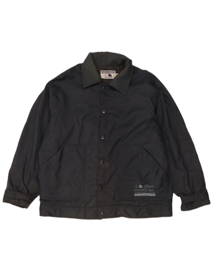 Americanino Bomber Jacket pentru bărbați UK 40, mare, negru, nailon