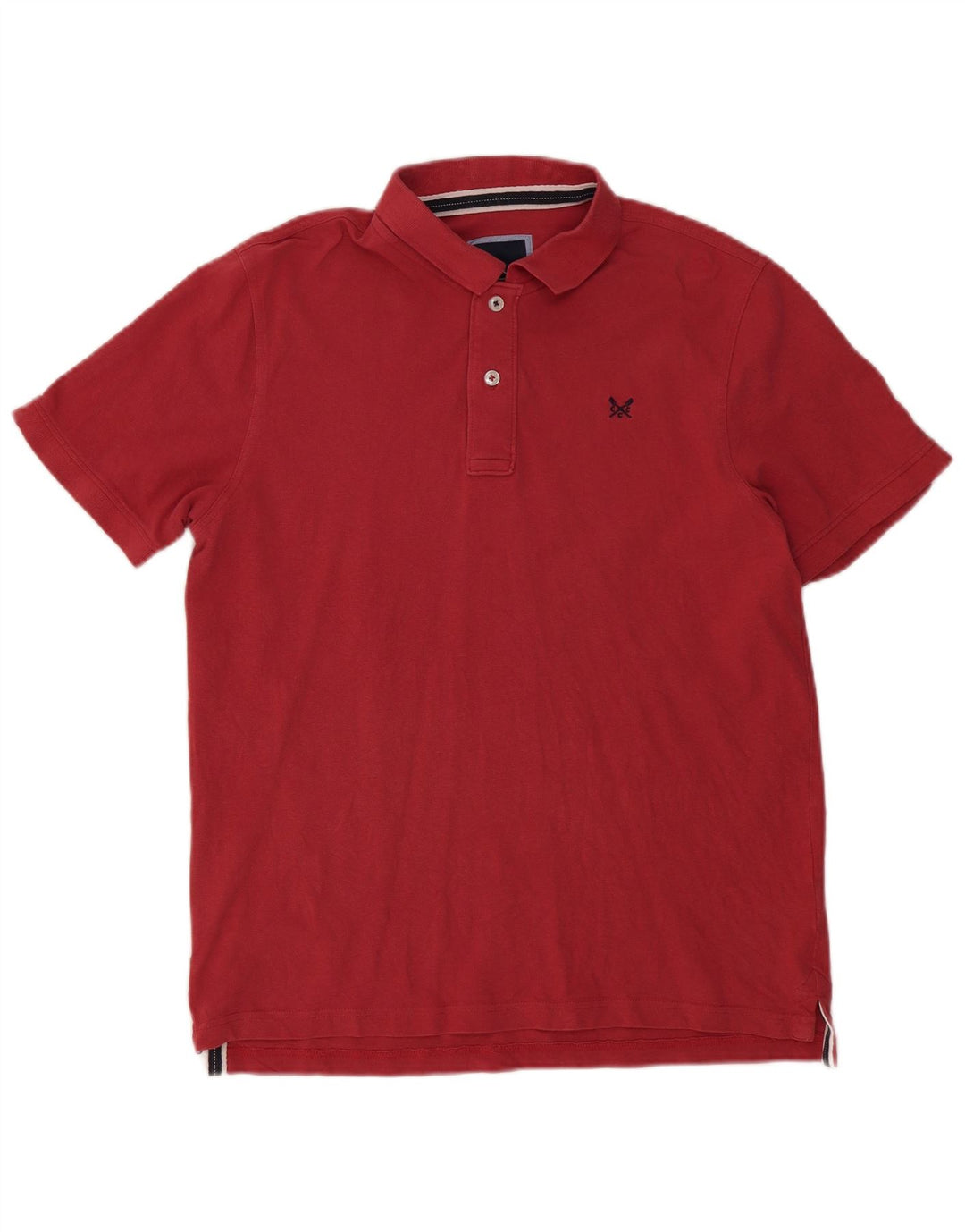 Crew Clothing Tricou polo pentru bărbați, bumbac roșu mare
