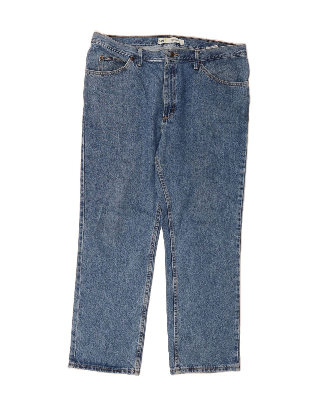 LEE Mens Regular Fit Straight Jeans W40 L30 Blue Cotton Vintage Lee and Second-Hand Lee from Messina Hembry 