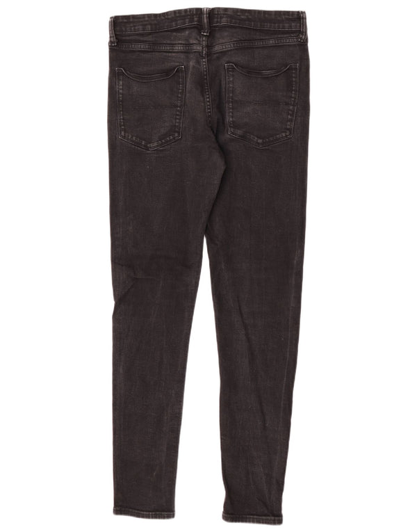Blugi skinny pentru femei Marks & Spencer W34 L33 bumbac negru