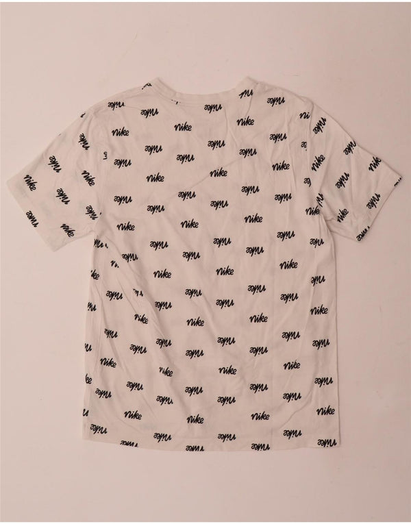 Tricou grafic pentru bărbați Nike Top Medium White Bumbac