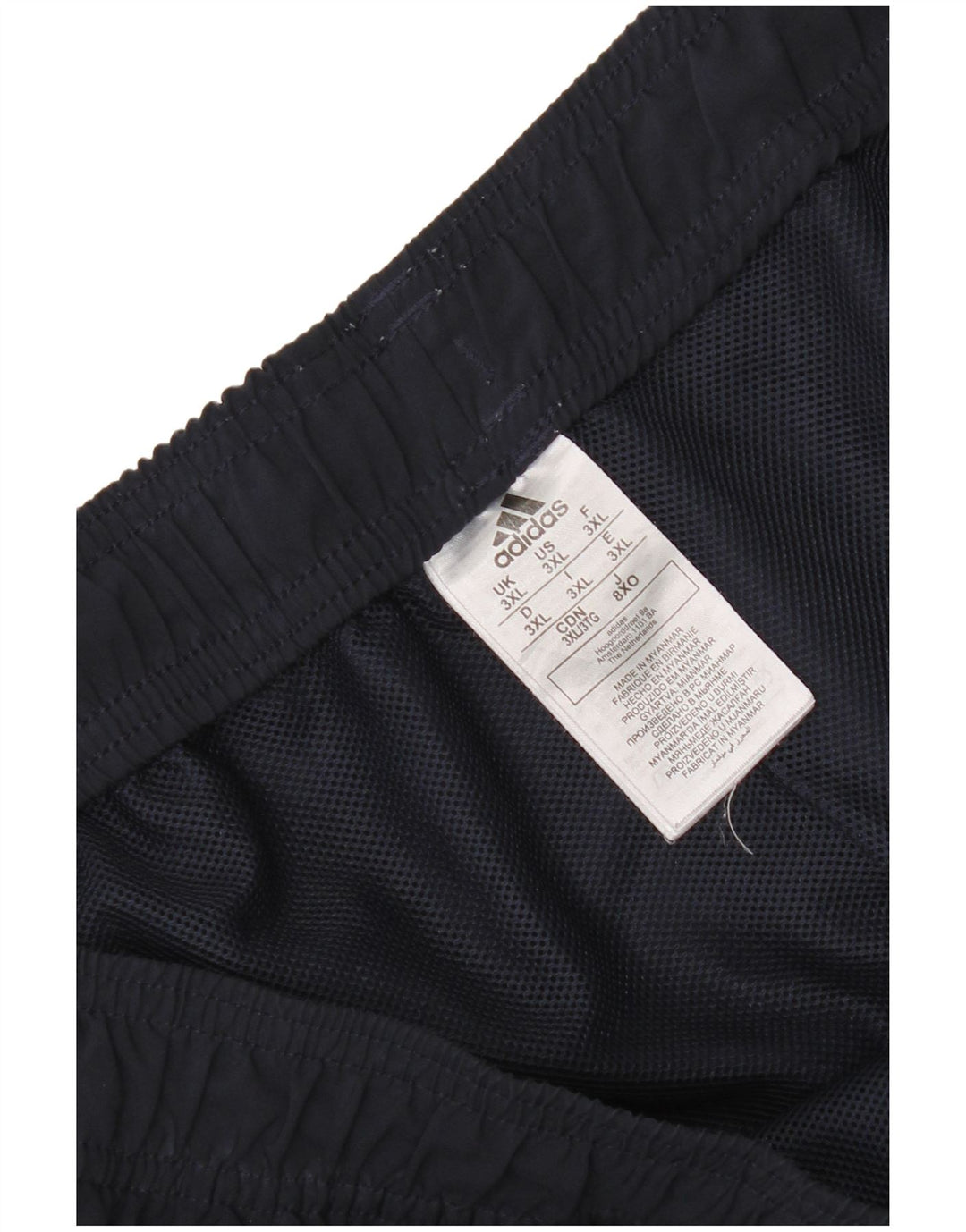 Pantaloni scurți sport pentru bărbați Adidas 3XL, poliester bleumarin