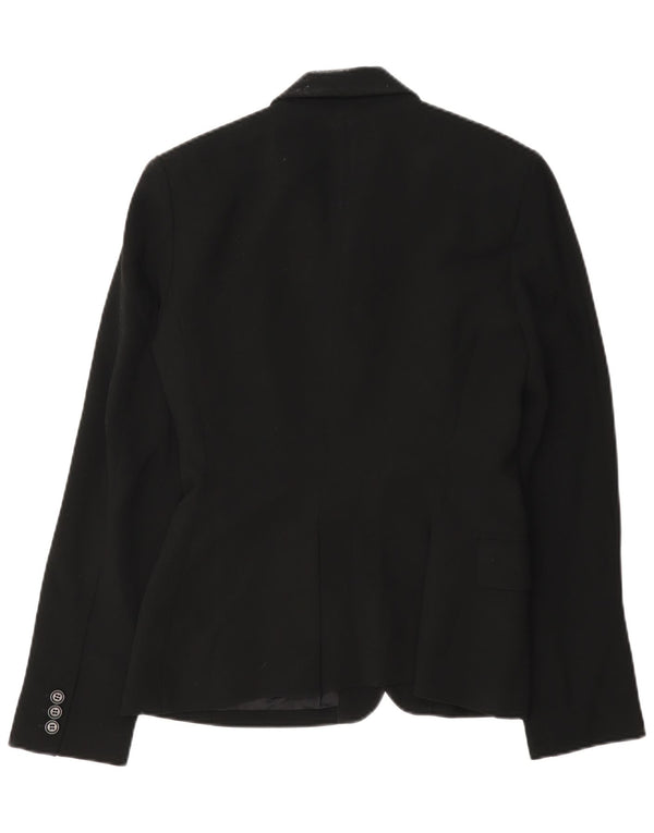 Sacou blazer pentru femei French Connection, cu 3 nasturi, UK 10, poliester negru mic