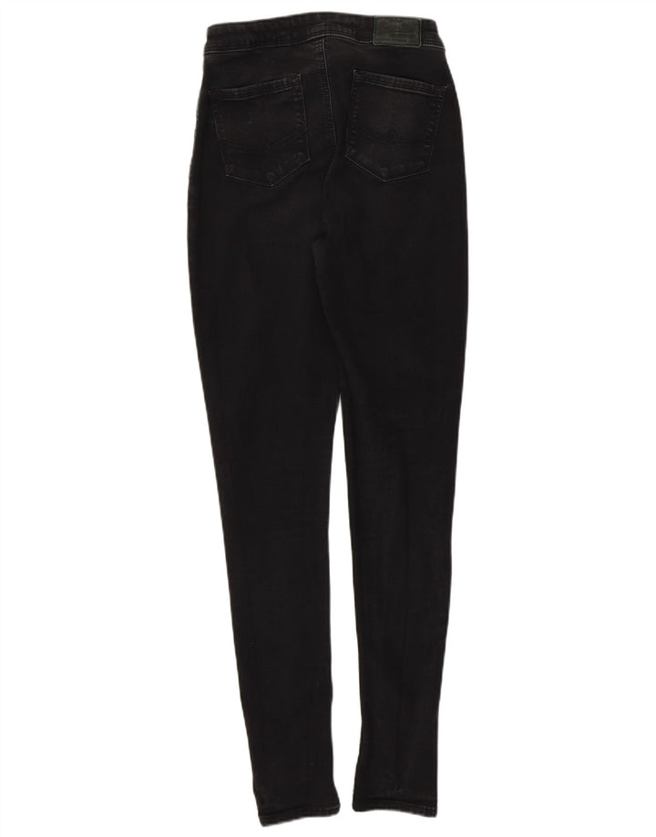 Blugi Superdry Evie Jegging pentru femei W26 L30 bumbac negru