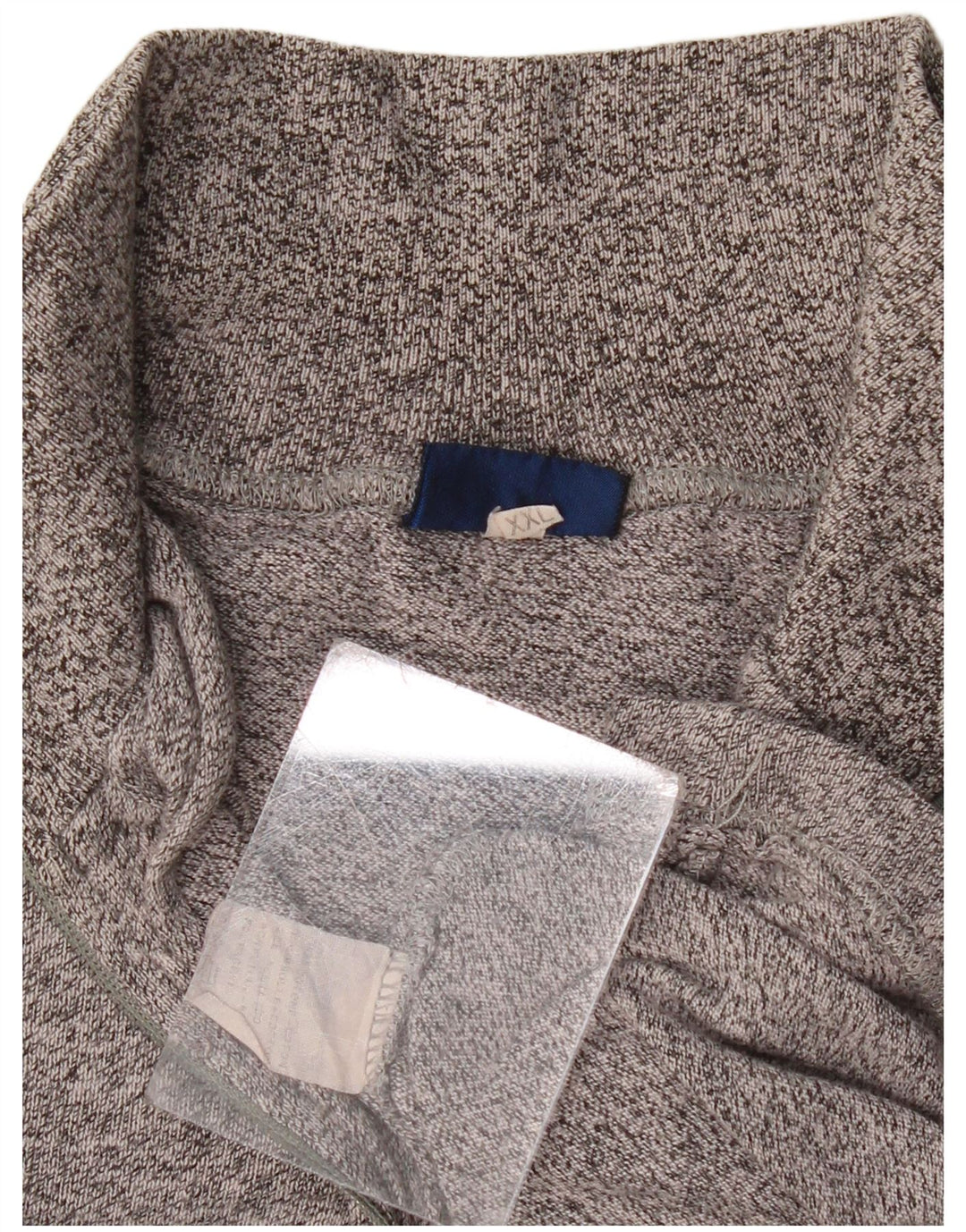 Tricou ASICS pentru bărbați, cu fermoar și gât, cu mânecă lungă, 2XL, gri