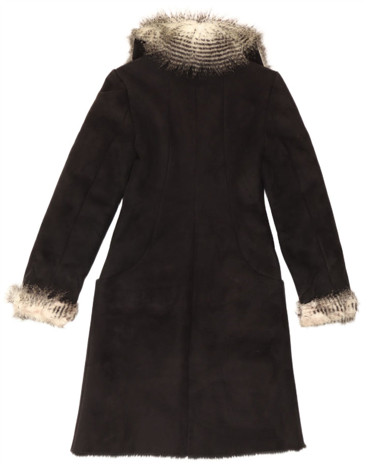 Pardesiu Sherpa Vintage pentru femei IT 40 Small Black