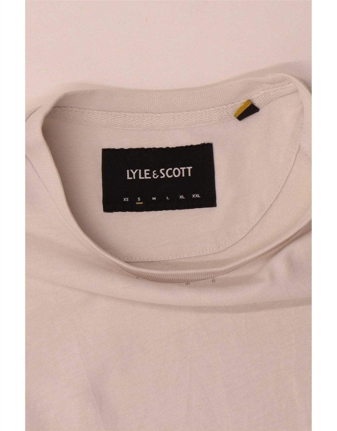 Tricou pentru bărbați Lyle & Scott Top mic din bumbac alb