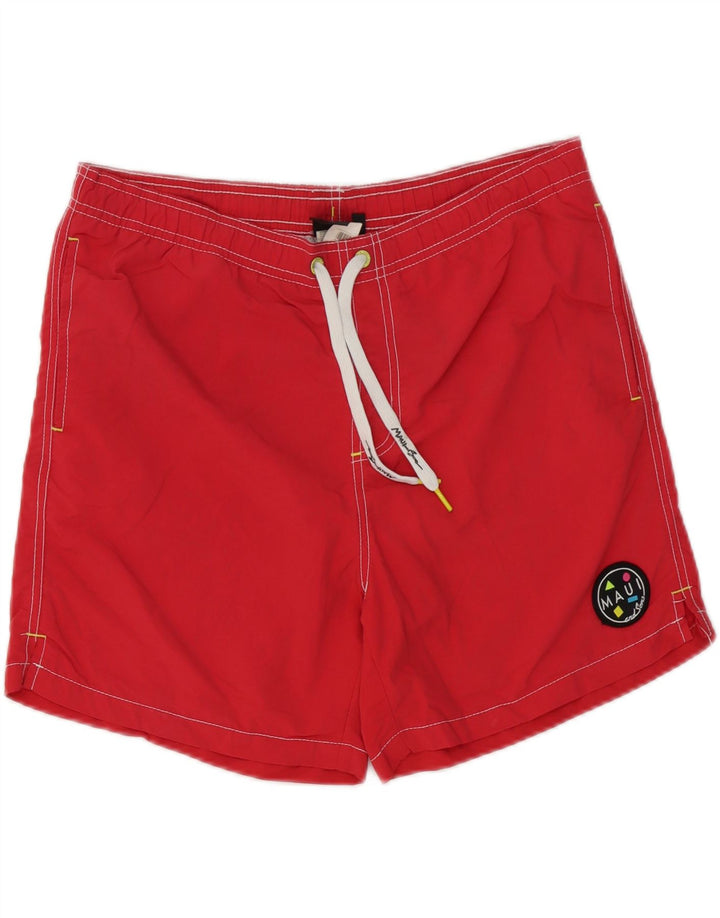 Pantaloni scurți de înot pentru bărbați Maui and Sons, poliamidă roșie medie