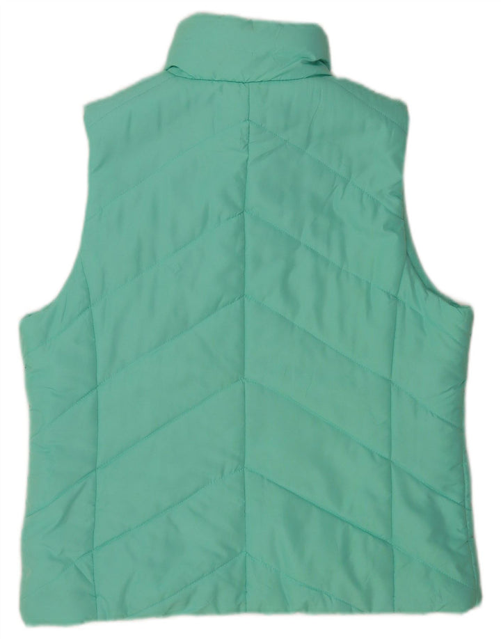 Gilet căptușit pentru femei M&Co UK 14, mare, turcoaz, poliester