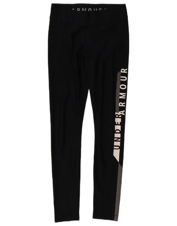 Jambiere grafice pentru femei UNDER ARMOUR Heat Gear UK 14 Medium Black