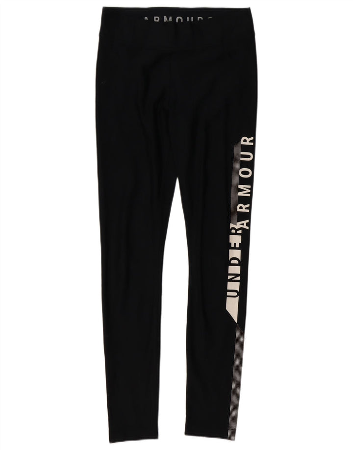 Jambiere grafice pentru femei UNDER ARMOUR Heat Gear UK 14 Medium Black