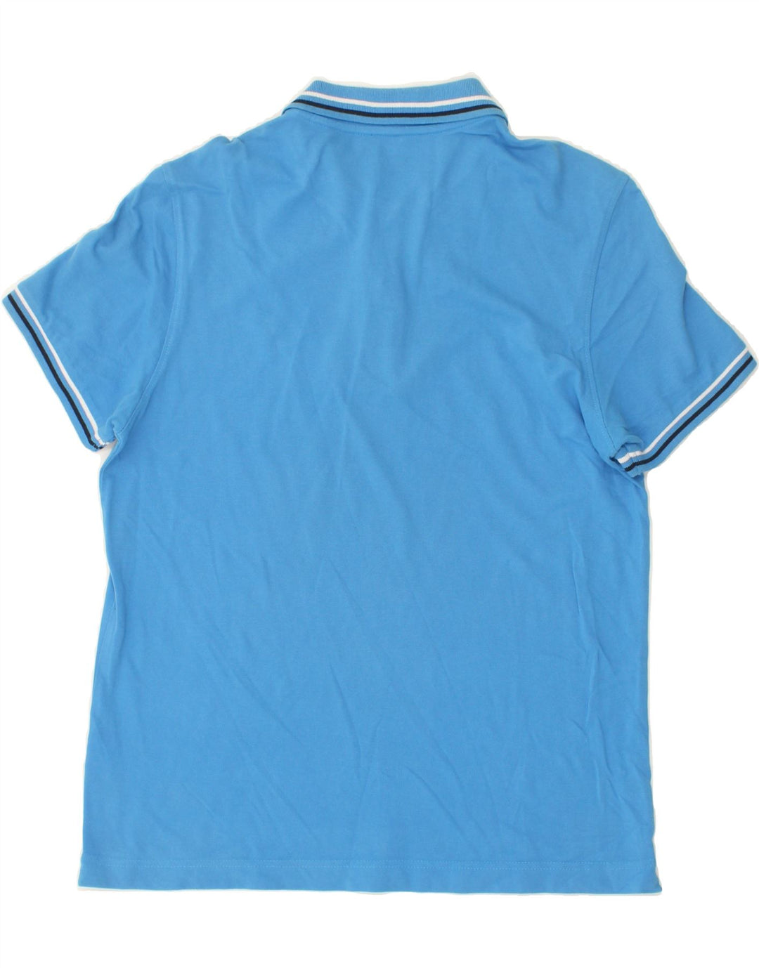 LOTTO Mens Polo Shirt Medium Blue Cotton Vintage Lotto and Second-Hand Lotto from Messina Hembry 