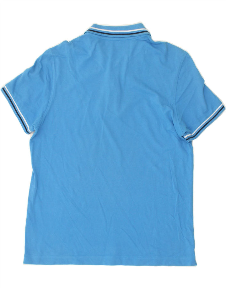 LOTTO Mens Polo Shirt Medium Blue Cotton Vintage Lotto and Second-Hand Lotto from Messina Hembry 