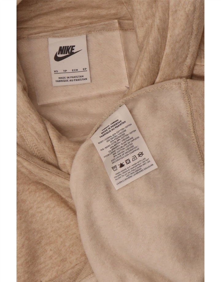 Pulover NIKE pentru damă, UK 6 XS, bumbac cu pete bej