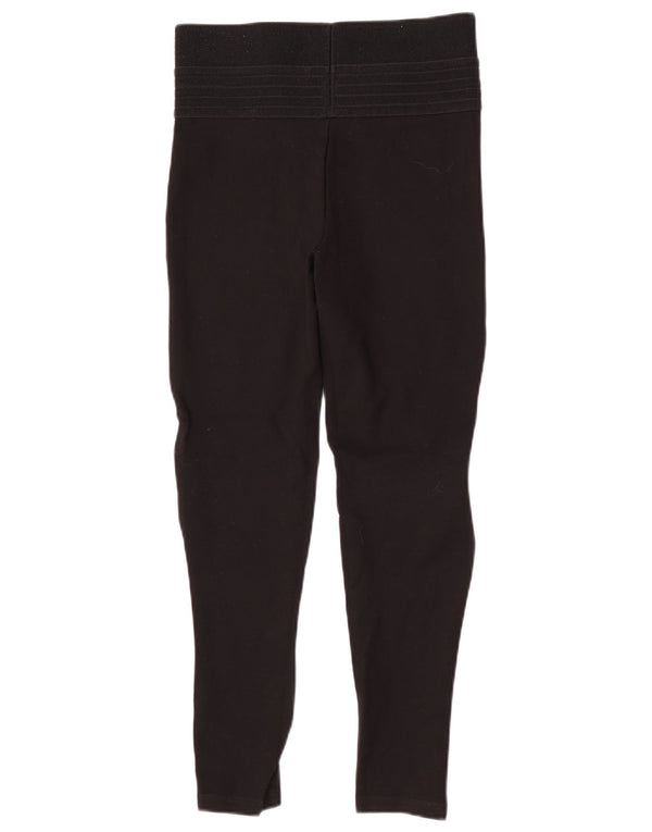 Leggings pentru femei Zara cu talie înaltă Poliamidă neagră medie
