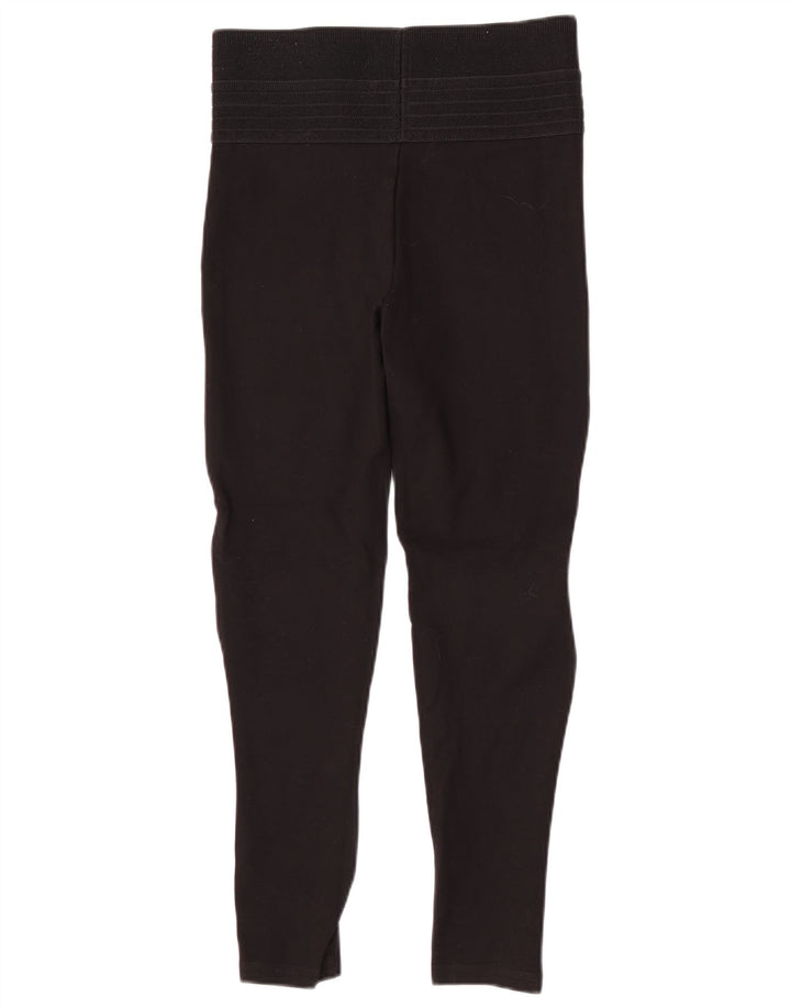 Leggings pentru femei Zara cu talie înaltă Poliamidă neagră medie