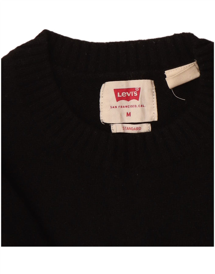 Pulover Levi's Standard Crew Neck Lână Neagră Mediu