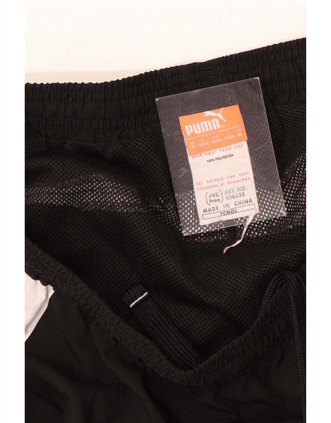 Pantaloni de trening Puma pentru bărbați, negru mediu, poliester color bloc