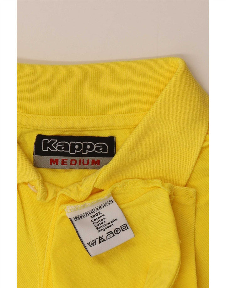 Tricou polo Adidas pentru bărbați, bumbac galben mediu