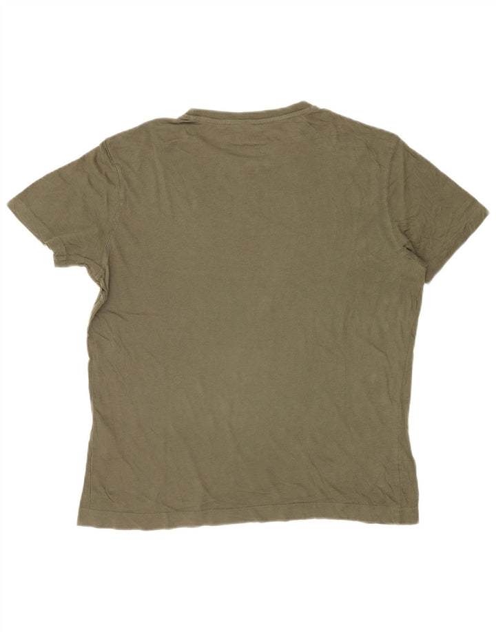 Tricou grafic pentru bărbați Dack's Top mic din bumbac kaki
