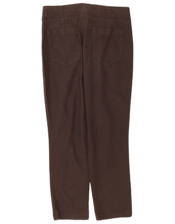 Massimo Dutti Pantaloni Drepți Decupați De Damă EU 40 Mediu L30 L26 Maro